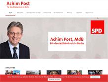 Tablet Screenshot of achim-post.de
